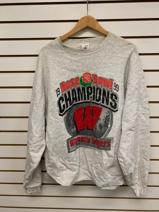 Wisconsin Badger State Pullover Sweatshirt for Football Fans - NCAA Gifts for NCAA Lovers