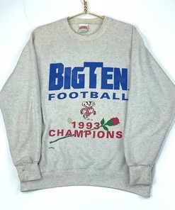 Wisconsin Badgers 1993 Big Ten Football Vintage Sweatshirt - Stylish NCAA Apparel with State University Shirt