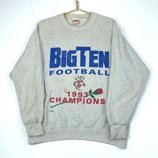 Wisconsin Badgers 1993 Big Ten Football Vintage Sweatshirt - Stylish NCAA Apparel with State University Shirt
