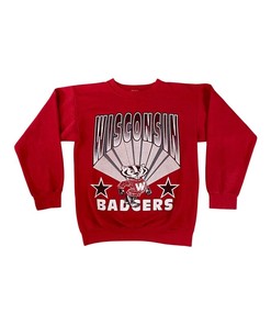 Wisconsin Badgers "Bucky" Sweatshirt from 1992, Perfect Gift for NCAA Fans with ncaa shirts for men