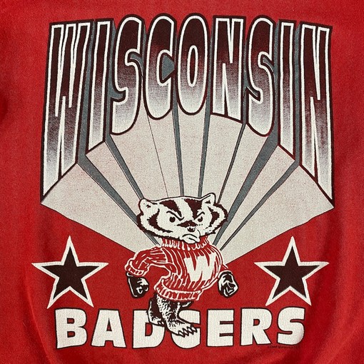 Wisconsin Badgers "Bucky" Sweatshirt from 1992, Perfect Gift for NCAA Fans with ncaa shirts for men - Image 2