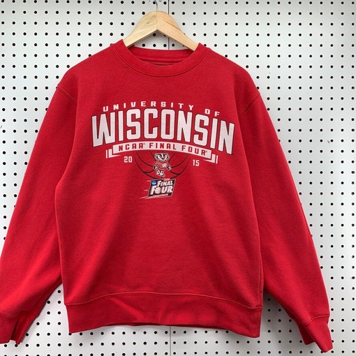 Wisconsin Badgers Final Four Sweatshirt - Classic NCAA Apparel for Fans with mens sport shirts
