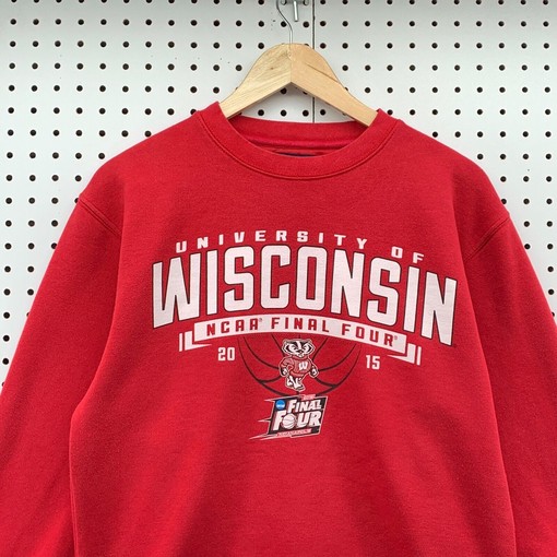 Wisconsin Badgers Final Four Sweatshirt - Classic NCAA Apparel for Fans with mens sport shirts - Image 3