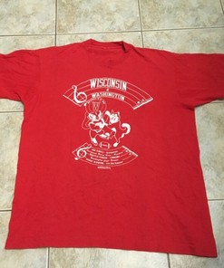 Wisconsin Badgers Football Shirt - Vintage NCAA Gear for Fans with college shirts