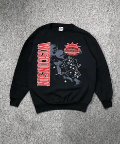 Wisconsin Badgers Football Sweatshirt - Vintage Style NCAA Gifts with college shirts