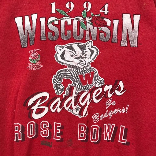 Wisconsin Badgers Mascot Sweatshirt in a Vintage Style 90'S, Ideal for Sports Enthusiasts - Image 2