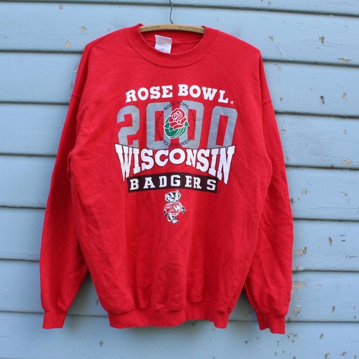 Wisconsin Badgers Rose Bowl 2000 Sportswear featuring Vintage T-Shirt, Sweatshirt, Hoodie A Perfect Gift for Fans