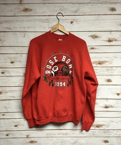 Wisconsin Badgers Rose Bowl Football Sweatshirt and Sweater in a Vintage Style Rose Bowl Shirt