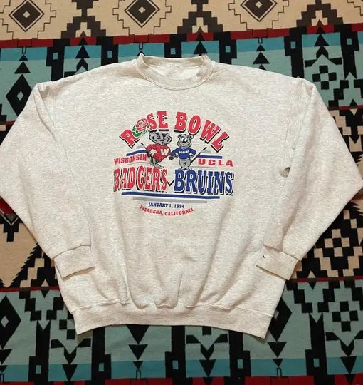 Wisconsin Badgers Rose Bowl Sweatshirt from 1994, Perfect Gift for NCAA Fans with State University Shirt