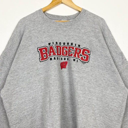 Wisconsin Badgers Sweatshirt Hoodie Football Game Day T-Shirt Lover, A Perfect Gift for Fans - Image 2