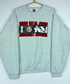 Wisconsin Badgers Vintage Style Rose Bowl Crewneck Sweatshirt, Hoodie, T-Shirt with sport shirts unisex