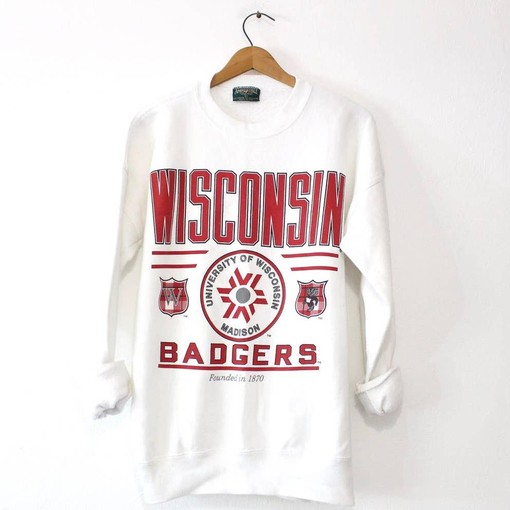 Wisconsin Badgers Vintage Style Sweatshirt Bundle, Ideal NCAA Gift for Fans of University of Wisconsin