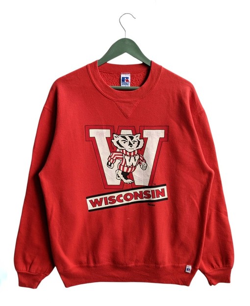 Wisconsin University 90s Vintage Sweatshirt Hoodie Shirt, State University Shirt, NCAA Shirts