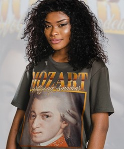 Wolfgang Amadeus Mozart Classical Music Artist T-Shirt, Vivaldi, Mozart and More, Classic Movie T-Shirts