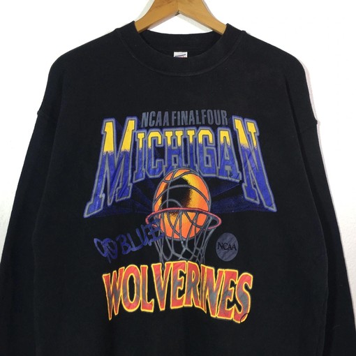 Wolverines NCAA Final Four Vintage T-Shirt Hoodie - NCAA Shirts Women - Image 2