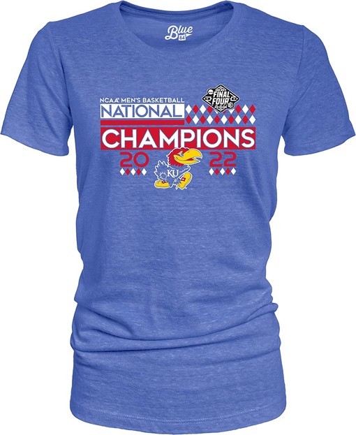 Women's NCAA Kansas Jayhawks National Basketball Champions T-Shirt 2022 - Gifts for Fans of College Shirts