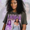 Women's Pink Summer Walker Tee, Vintage 90s Rap Tribute Shirt