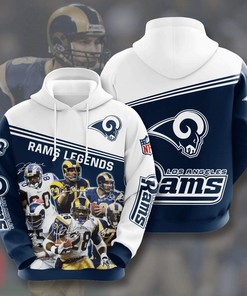 Women's Unique All Over Print Hoodie - Los Angeles Rams Fan Favorite