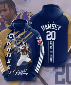 Women's Unique All Over Print Hoodie - Los Angeles Rams Fan Gift
