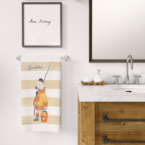 Woodland Bear Shower Curtain Set with Matching Bath Accessories for Nature-Inspired Bathroom Decor - Image 3