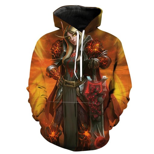World of Warcraft Blood Elf Paladin 3D All Over Print Hoodie