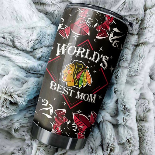 World's Best Mom Chicago Blackhawks NHL Tumbler