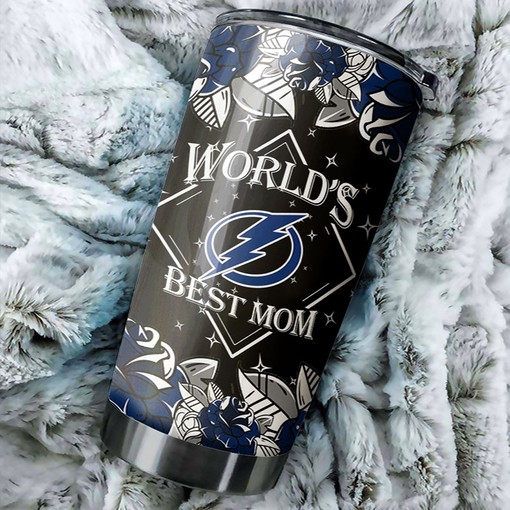 World's Best Mom Deserves Only the Best Tumbler - Tampa Bay Lightning NHL Tumbler