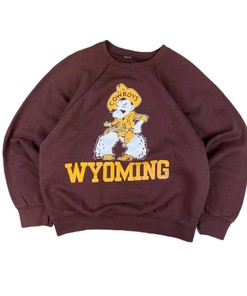 Wyoming Cowboys Pistol Pete Sweatshirt Vintage Style - Retro NCAA Shirts