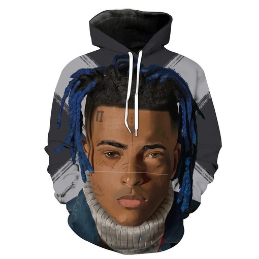 XXXTentacion Tribute 3D Printed All Over Custom Hoodie