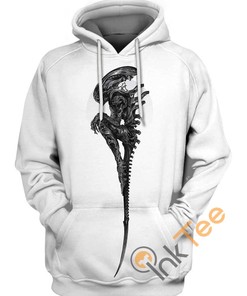 Xenomorph Prime Alien Sci-Fi Horror Hoodie with 3D All Over Print for Fans
