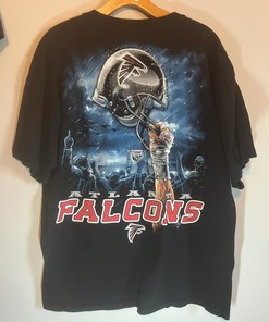 Y2K Atlanta Falcons Big Graphic Sweatshirt T-Shirt, NFL Football Teams Gifts For Fans