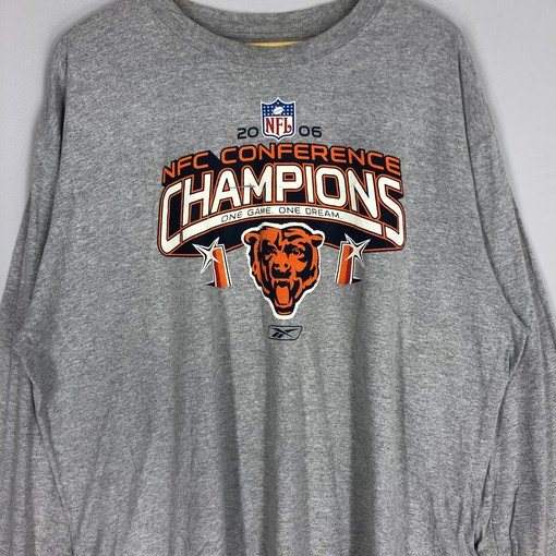 Y2K Chicago Bears NFL Champion Sweatshirt T-Shirt - Retro NFL Collectible Apparel - Image 2