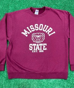Y2K Missouri State Bears University American Sweatshirt - Gifts for NCAA Fans