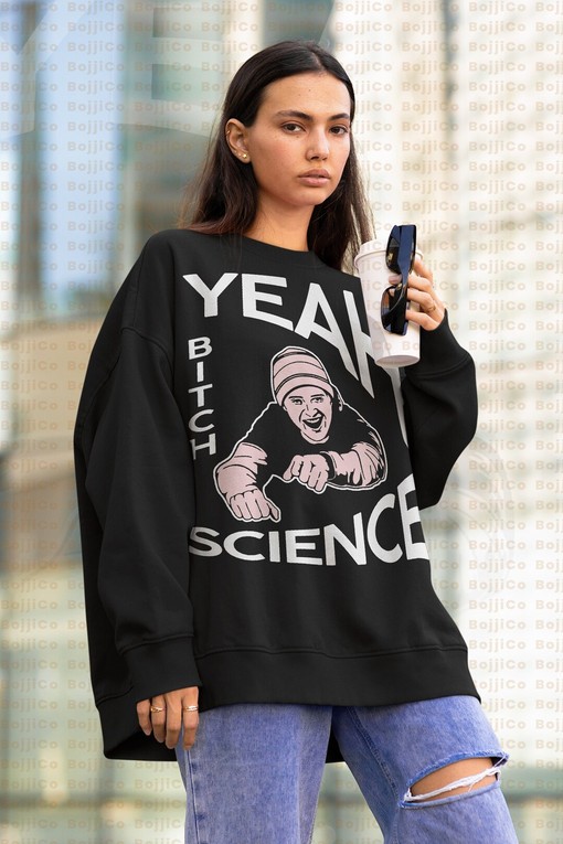 Yeah Science Unisex Sweatshirt from Breaking Bad, Homage Tee with Walter White and Jesse Pinkman - Movie T-Shirts