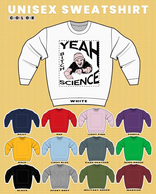 Yeah Science Unisex Sweatshirt from Breaking Bad, Homage Tee with Walter White and Jesse Pinkman - Movie T-Shirts - Image 2
