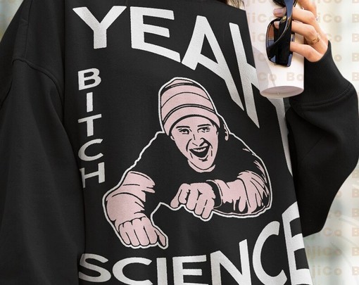 Yeah Science Unisex Sweatshirt from Breaking Bad, Homage Tee with Walter White and Jesse Pinkman - Movie T-Shirts - Image 4