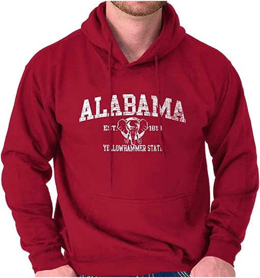 Yellow Hammer Elephant Pride Hoodie Sweatshirt Alabama State University Shirt For Ncaa Fans
