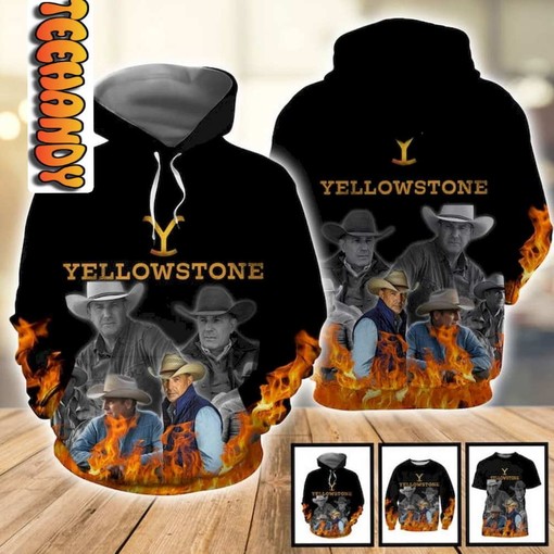 Yellowstone Kevin Costner Custom All Over Print 3D Hoodie
