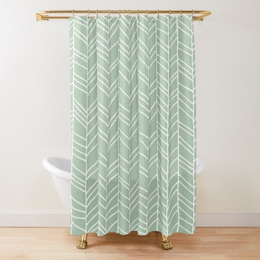 Yin Yang Spiritual Abstract Shower Curtain with Trendy Eco-Friendly Material and Waterproof Design for Decoration - Image 4
