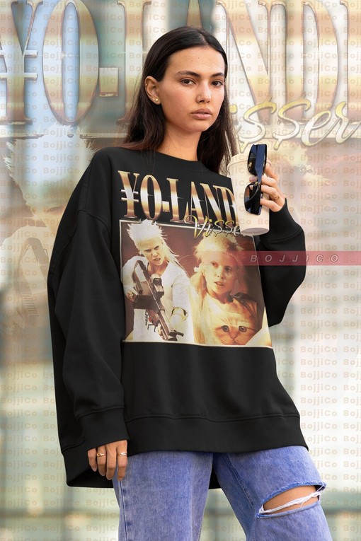 Yolandi Visser Sweatshirt from Chappie, Funny Cool Retro Baseball Sweater with Ninja Yolandi Rap Quote, Movie Fans Gifts