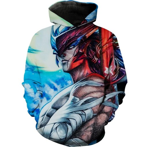 Yone from League of Legends All Over Print 3D Hoodie with Custom Design