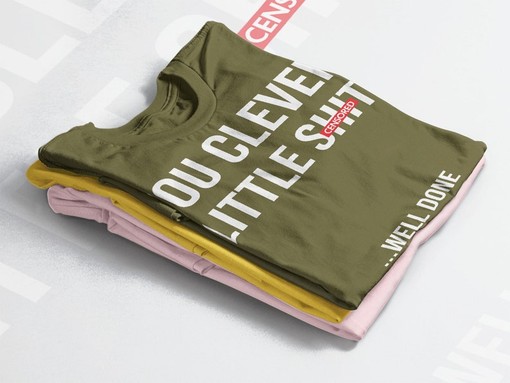 You Clever Little Shit Unisex Shirt, Humorous Saying T-Shirt, Passed Exams Present, School Gift, Movie Fans Gifts - Image 4