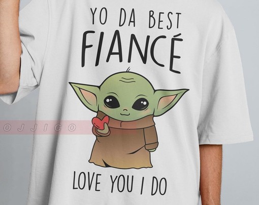 You Da Best Fiancee Unisex Shirt, Engagement Shirt, Bride Shirt, Gift for Fiance, Classic Movie T-Shirts - Image 2