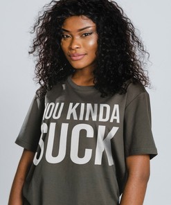 You Kinda Suck Unisex Shirt, Sarcastic Shirt with Saying, Sarcasm Shirt, Gift for Teenager, Gift for Daughter