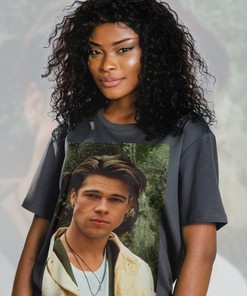 Young BRAD PITT Retro Unisex T-shirt for Classic Movie Fans