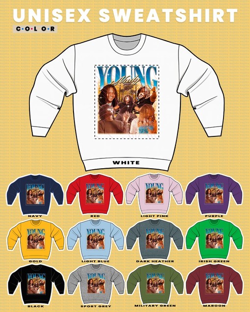 Young Nudy Vintage Sweater, Retro Young Nudy Sweatshirt for Men - Image 3