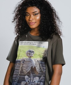 Young People Waiting For The House Price Become Affordable Funny Movie Shirt with Possums and Opossums