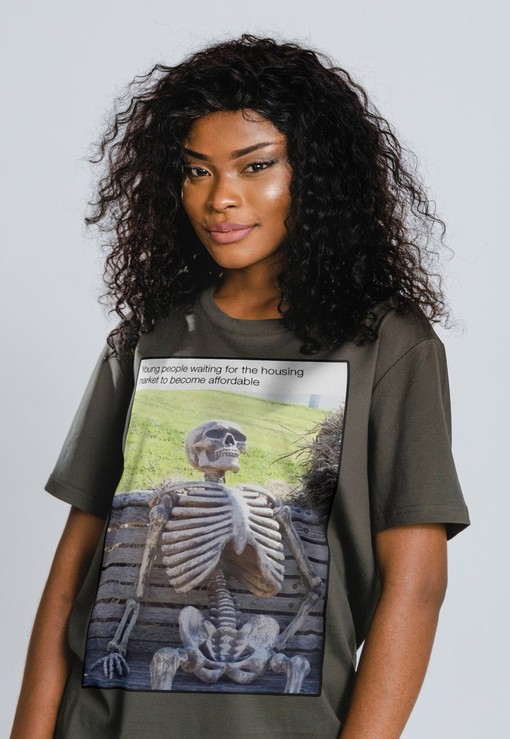Young People Waiting For The House Price Become Affordable Funny Movie Shirt with Possums and Opossums