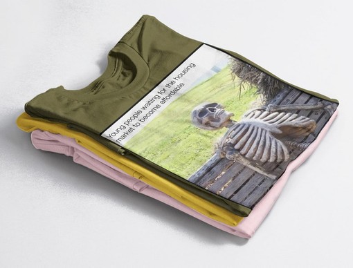 Young People Waiting For The House Price Become Affordable Funny Movie Shirt with Possums and Opossums - Image 4