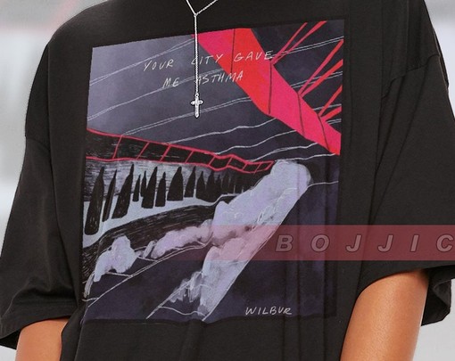 Your City Gave Me Asthma Indie Band Vintage Tee - Minimalist Movie Shirt - Image 2